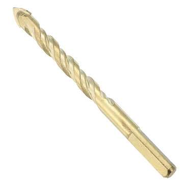 6/8/10mm Yellow Triangle Twist Drill Bit Marble Ceramic Glass Tile Drill Bit (SIZE: 8MM)