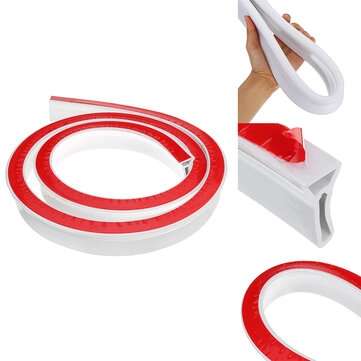 60/90/120/150/200cm Bathroom/Kitchen Shower Water Barrier silicone Dry And Wet Separ... (SIZE: 60CM)