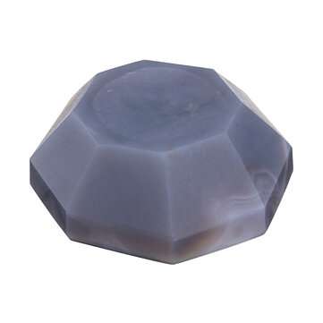 60mm Natural Agate Mortar With Pestle Lab Glassware Mixing Grinder Kit For Pharmaceutical