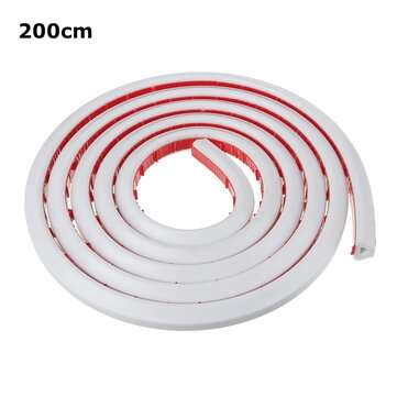 60-200cm Length Bathroom Water Stopper Silicone Water Retaining Strip Waterproof ... (LENGTH: 200CM)