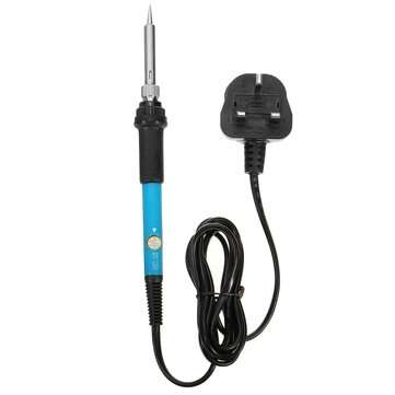60W 110V Adjustable Temperature Welding Solder Soldering Iron Tool Kit EU/US/UK Plug (PLUG: UKPLUG)