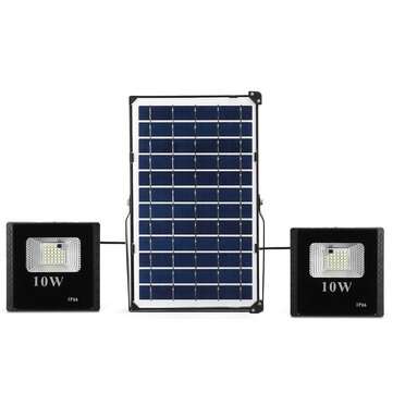 64 LED Solar Floodlight Security Outdoor Garden Modern Flood Light Wall Lamp (TYPE: B)