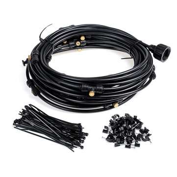 6M 15M Trampoline Water Sprinkler Kit Water Supply Pipe Spray Tube Home Garden Spri... (LENGTH: 15M)