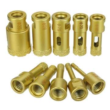 6mm-35mm M14 Diamond Hole Saw Drill Bit Glass Ceramic Tile Marble Cutting Tool (SIZE: 10MM)