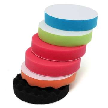 6pcs 6 Inch 150mm Polishing Buffing Pad Kit for Car Polisher