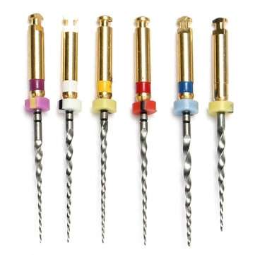 6pcs Dental Universal Endodontic Rotary Files Assorted SX-F3 21mm Dental Tools