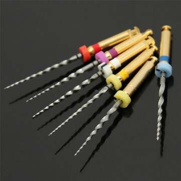 6pcs Dental Universal Endodontic Rotary Files Assorted SX-F3 21mm Dental Tools