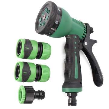 7 Pattern Multifuntion Hose Nozzle Sprayer Water Hose Nozzle Wash Water Gun Waterin... (COLOR.: DOT)