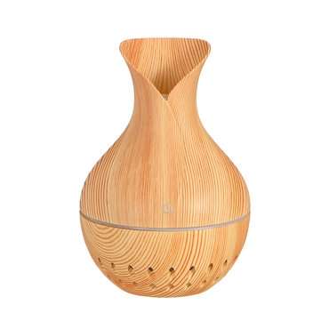7 Colors USB Wood Grain Humidifier Essential Oil Diffuser (TYPE: B)