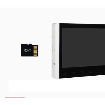 7 inch Wired Video Door Phone Visual Video Intercom Two-way Audio Intercom Fingerprint With Waterpro
