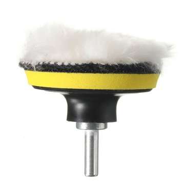 7pcs 3 Inch Buffing Pad Polishing Waxing Wheel with M10 Drill Adapter