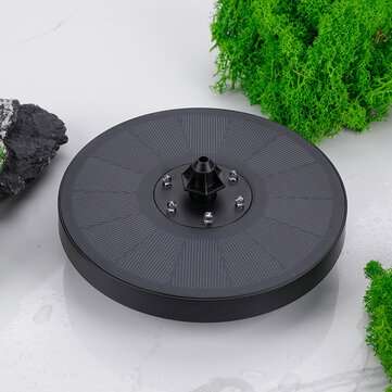 7V 160mm LED Colors Solar Fountain 4-in-1 Nozzle 3W Solar Powered Fountain Pump Solar Bird Bath Foun