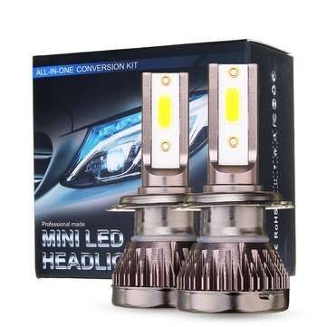 80W Mini Car COB LED Headlights Bulbs H1 H4 H7 H8 9005 9006 9012 Fog Lamp 10000L... (TYPE: 9005/HB3)
