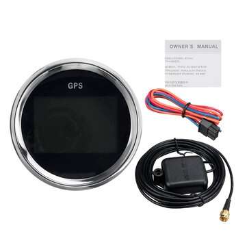 85mm 12V 24V Digital GPS Speedometer Odometer 0-999 knots km/h mph With Backlight For Y... (TYPE: 2)
