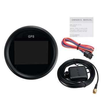 85mm 12V 24V Digital GPS Speedometer Odometer 0-999 knots km/h mph With Backlight For Y... (TYPE: 5)