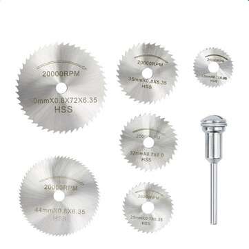 88Pcs Mini Circular Saw Blade Set Resin Wheels Diamond Cutting Discs Rotary Tool Accessories for Woo