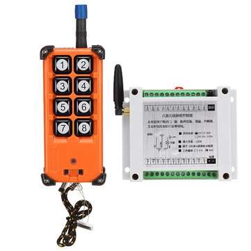 8CH Channel Wireless Remote Control Switch Industrial DC12-... (FREQUENCY: 433MHZ | VOLTAGE: AC220V)