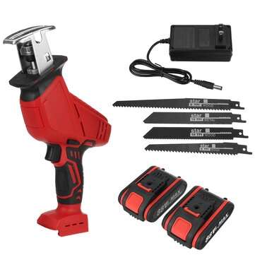 88VF Electric Reciprocating Saw Wireless Rechargeable Saw ... (PLUG: USPLUG | BATTERY: TWOBATTERIES)