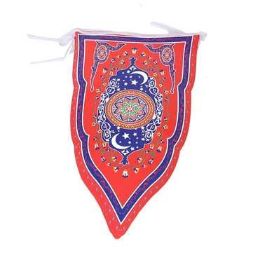 8PCS Ramadan Flag Islamic Bunting Hanging Flag Eid Mubarak Party Decorations