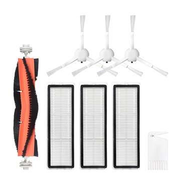 8pcs Replacements for Mijia 1C Dreame F9 D9 Vacuum Cleaner Parts Accessories Side Brushes*3 HEPA Fil
