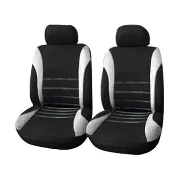 9 Pcs/Set Universal Car Seat Covers Cushion Headrest Cover Protective Front&Rear S... (COLOR.: GREY)