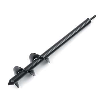 8x45cm Garden Auger Earth Planter Drill Bit Post Hole Digger Earth Planting Auger ... (SIZE: 8X45CM)