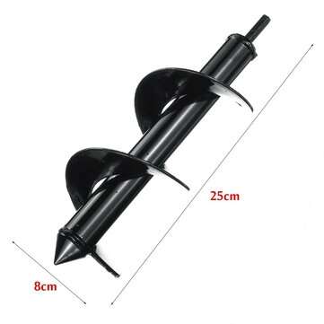 9 to 18 Inch Earth Planter Spiral Auger Drill Bit Post Hole Digger Power Garden Auger Kit (SIZE: 6#)