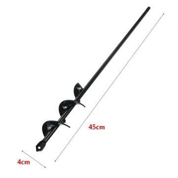 9 to 18 Inch Earth Planter Spiral Auger Drill Bit Post Hole Digger Power Garden Auger Kit (SIZE: 2#)
