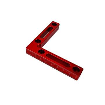 90 Degree Aluminium Alloy Positioning Squares Right Angle Ruler Woodworking Ruler (TYPE: .A)