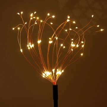 90/120/150 LED 2Modes Solar Garden Lights Solar L... (LED QUANTITY: 120LED | LIGHT COLOR: WARMWHITE)
