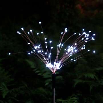 90/120/150 LED 2Modes Solar Garden Lights Solar Lights... (LED QUANTITY: 90LED | LIGHT COLOR: WHITE)