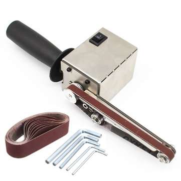 9000RPM 7 Speed Regulated Belt Machine 300W Mini Handheld Stainless Steel Polishing Bel... (TYPE: 2)