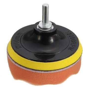 9pcs 4 Inch 100mm Polishing Buffing Pad Kit for Car Polisher