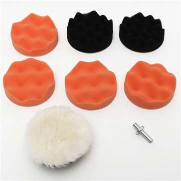 9pcs 4 Inch 100mm Polishing Buffing Pad Kit for Car Polisher