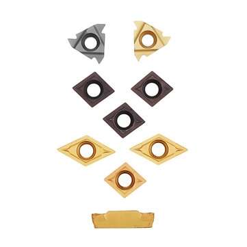 9Pcs Carbide Inserts for Lathe Boring Bar Turning Tool Holder