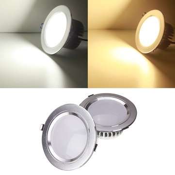 9W LED Down Light Ceiling Recessed Lamp Dimmable 220V + Driver (COLOR.: WARMWHITE)