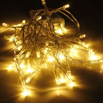 AA Battery Mini 10 LEDs Cool/Warm White Christmas String Fairy Lights (COLOR.: WARMWHITE)