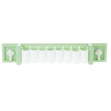 ABS PE Bathroom Kitchen Multifunction Storage Rack Sundries Holder Stand Shelves ... (COLOR.: GREEN)