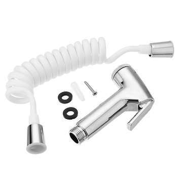 ABS Portable Bidet Sprayer Set Handhold Toilet Bidet Retractable w/ Spring 1/2" Hose  ... (TYPE5: A)