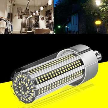 AC100-277V E27 100W No Strobe Fan Cooling Camping Home Garden 366 LED Corn Li... (COLOR.: PUREWHITE)