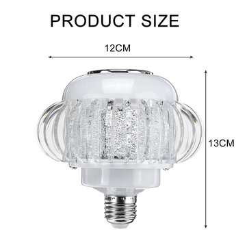 AC110-220V 6W Wireless Music E27 bluetooth LED Bulb Lamp 5050 RGB Color Stereo Audio Speaker