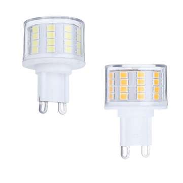 AC220-240V G9 5W 2835 No Flicker 52LED Ceramics Corn Light Bulb for Chandelie... (COLOR.: PUREWHITE)