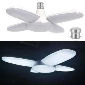 AC160-230V Universal Super Bright Adjustable Foldable B22 60W LED Deformable ... (COLOR.: WARMWHITE)