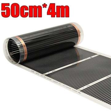 AC240V Floor Heating Film Far Infrared Heating Film Home Tool Parts 50cmX4m 50cmX6m (COLOR.: #1)