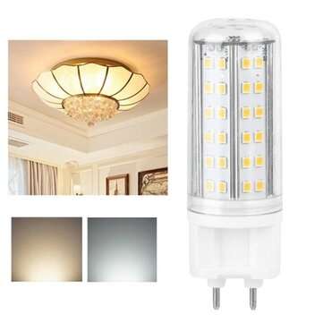 AC85-265V G12 2835 10W Warm White Pure White 84LED Corn Light Bulb for Indoor... (COLOR.: WARMWHITE)