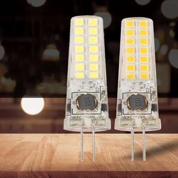 AC85-265V G4 5W 28 SMD 2835 No Strobe Silica gel LED Corn Light Bulb Ceiling ... (COLOR.: WARMWHITE)