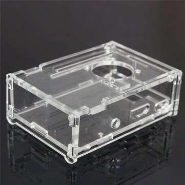 Acrylic Shell With Two Heat Sink For Raspberry Pi 2 Model B & RPI B+