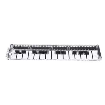 Acrylic Electronic Piano Board with RGB LED Light TS20 I2C STEM M5Stack for Arduino - products tha