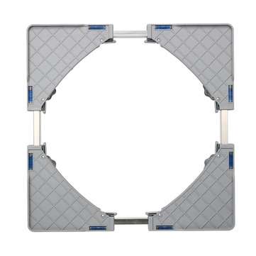 Adjustable Washing Machine Rack Refrigerator Undercarriage Frame Bracket Base Stand (TYPE: A)