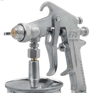Aiir Powered Paint HVLP Spray Tool Gravity Feed Car Truck Sprayer Kit 1.5MM Nozzle